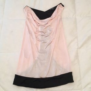 Express drape neck tank top
